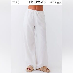 Peppermayo Fresh Face Linen Pants